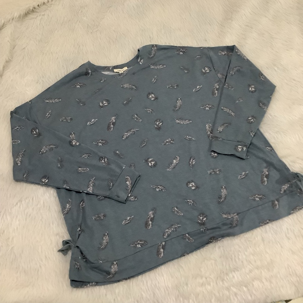 Plus size womens Come blu lounge comfy lightweight sweater top size 3x